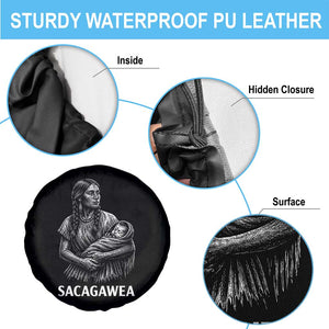 Sacagawea Spare Tire Cover Native American Womens History Month Graphic TS12 Print Your Wear