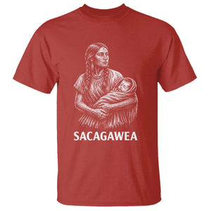Sacagawea T Shirt Native American Womens History Month Graphic TS12 Red Print Your Wear