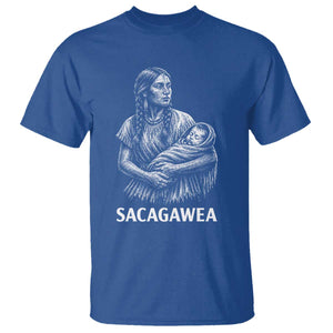 Sacagawea T Shirt Native American Womens History Month Graphic TS12 Royal Blue Print Your Wear