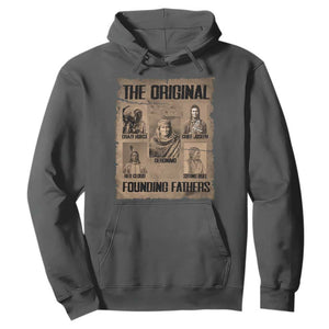 The Original Founding Fathers Hoodie Native American Indigenous Leaders Graphic TS12 Dark Heather Print Your Wear