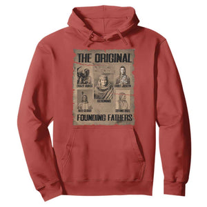 The Original Founding Fathers Hoodie Native American Indigenous Leaders Graphic TS12 Red Print Your Wear
