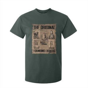 The Original Founding Fathers T Shirt For Kid Native American Indigenous Leaders Graphic TS12 Dark Forest Green Print Your Wear