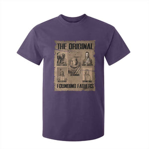 The Original Founding Fathers T Shirt For Kid Native American Indigenous Leaders Graphic TS12 Purple Print Your Wear