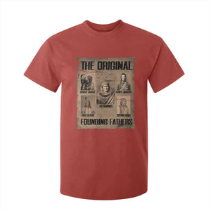 The Original Founding Fathers T Shirt For Kid Native American Indigenous Leaders Graphic TS12 Red Print Your Wear