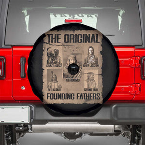 The Original Founding Fathers Spare Tire Cover Native American Indigenous Leaders Graphic TS12 Black Print Your Wear