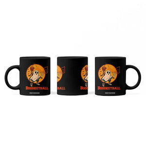 Funny Black Ghost Halloween Basketball Coffee Mug Boosketball Dunk Gift TS12 Print Your Wear