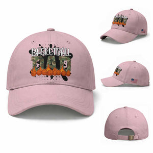 Basketball Dad Baseball Cap Camouflage Flame Graphic For Sport Lover TS12 Baseball Cap Universal Fit Light Pink Print Your Wear
