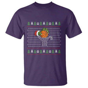 Funny Zombie Hand Basketball Christmas Gift T Shirt TS12 Purple Print Your Wear