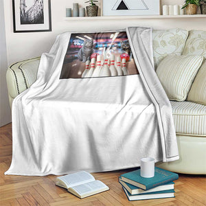 Funny Cats Bowling Battle Throw Blanket Gift For Cat Lovers TS12 Print Your Wear