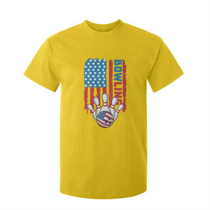 American Flag Patriotic Bowling T Shirt For Kid Bowler Gift TS12 Daisy Print Your Wear