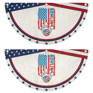 American Flag Bowling Patriotic Fan Flag Bowler Gift TS12 2pcs pack Classic Beige Print Your Wear