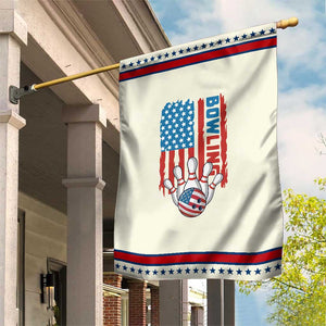 American Flag Patriotic Bowling Garden Flag Bowler Gift TS12 Modern Beige Red Print Your Wear