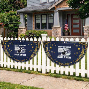 Best Bowling Dad Ever Patriotic Fan Flag American Flag Bowler Gift TS12 2pcs pack Vintage Navy Print Your Wear