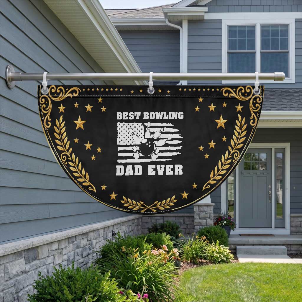 Best Bowling Dad Ever Patriotic Fan Flag American Flag Bowler Gift TS12 2pcs pack Vintage Black Print Your Wear