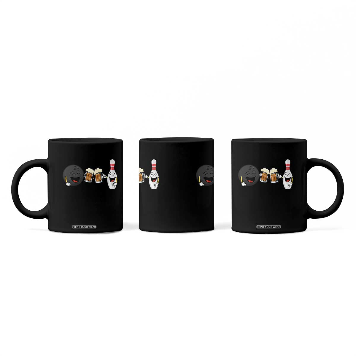 Funny Bowling And Beer Lover Gift Coffee Mug TS12 Print Your Wear