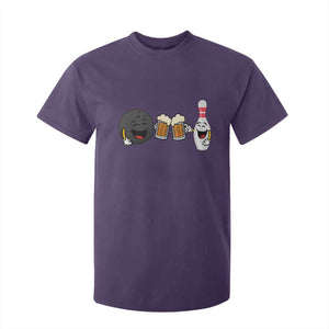 Funny Bowling And Beer Lover Gift T Shirt For Kid TS12 Purple Print Your Wear