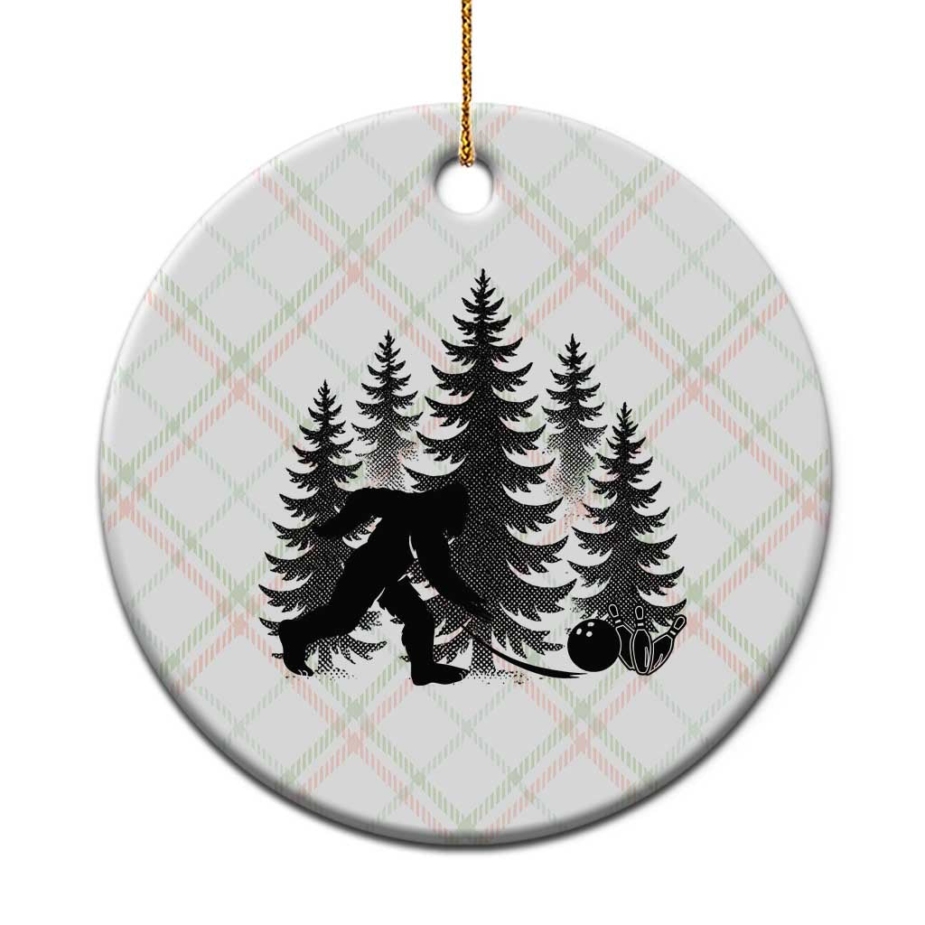 Funny Bigfoot Bowler Ceramic Ornament Bowling Strike Sports Lover Gift TS12 1pc Christmas Plaid Print Your Wear