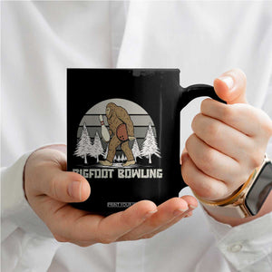 Funny Bigfoot Bowling Coffee Mug Gift For Bowler TS12 Print Your Wear