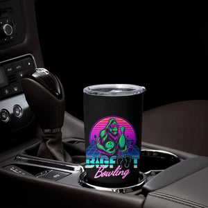 Funny Bigfoot Bowling Vaporwave Gift Tumbler Cup TS12 Print Your Wear