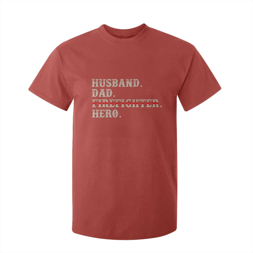 First Responder Pride T Shirt For Kid Husband Dad Firefighter Hero