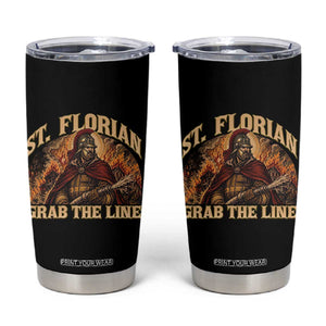 St Florian Firefighter Faith Tumbler Cup Grab The Line Brave Fire Service