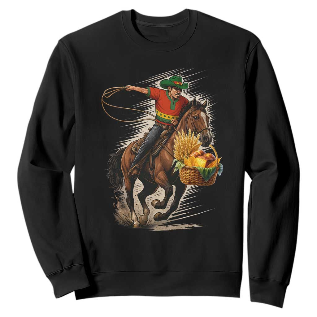 Kwanzaa Cowboy Sweatshirt Funny African American Festival Gift TS12 Black Print Your Wear