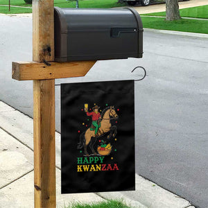 Happy Kwanzaa Cowboy Garden Flag Funny African Holiday Gift TS12 Print Your Wear