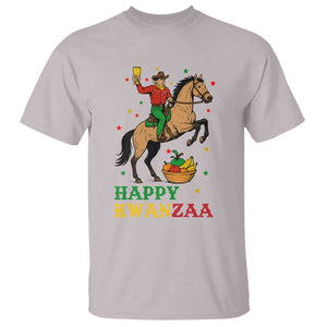 Happy Kwanzaa Cowboy T Shirt Funny African Holiday Gift TS12 Ice Gray Print Your Wear