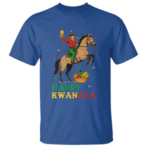 Happy Kwanzaa Cowboy T Shirt Funny African Holiday Gift TS12 Royal Blue Print Your Wear