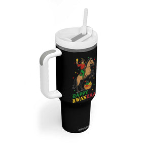 Happy Kwanzaa Cowboy Tumbler With Handle Funny African Holiday Gift TS12 Print Your Wear