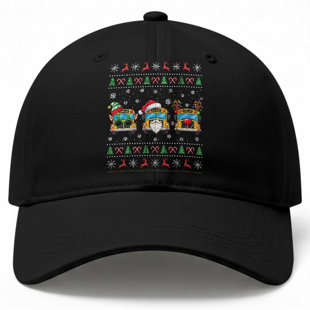 School Bus Christmas Appreciation Baseball Cap Transportation Staff Holiday Gift
