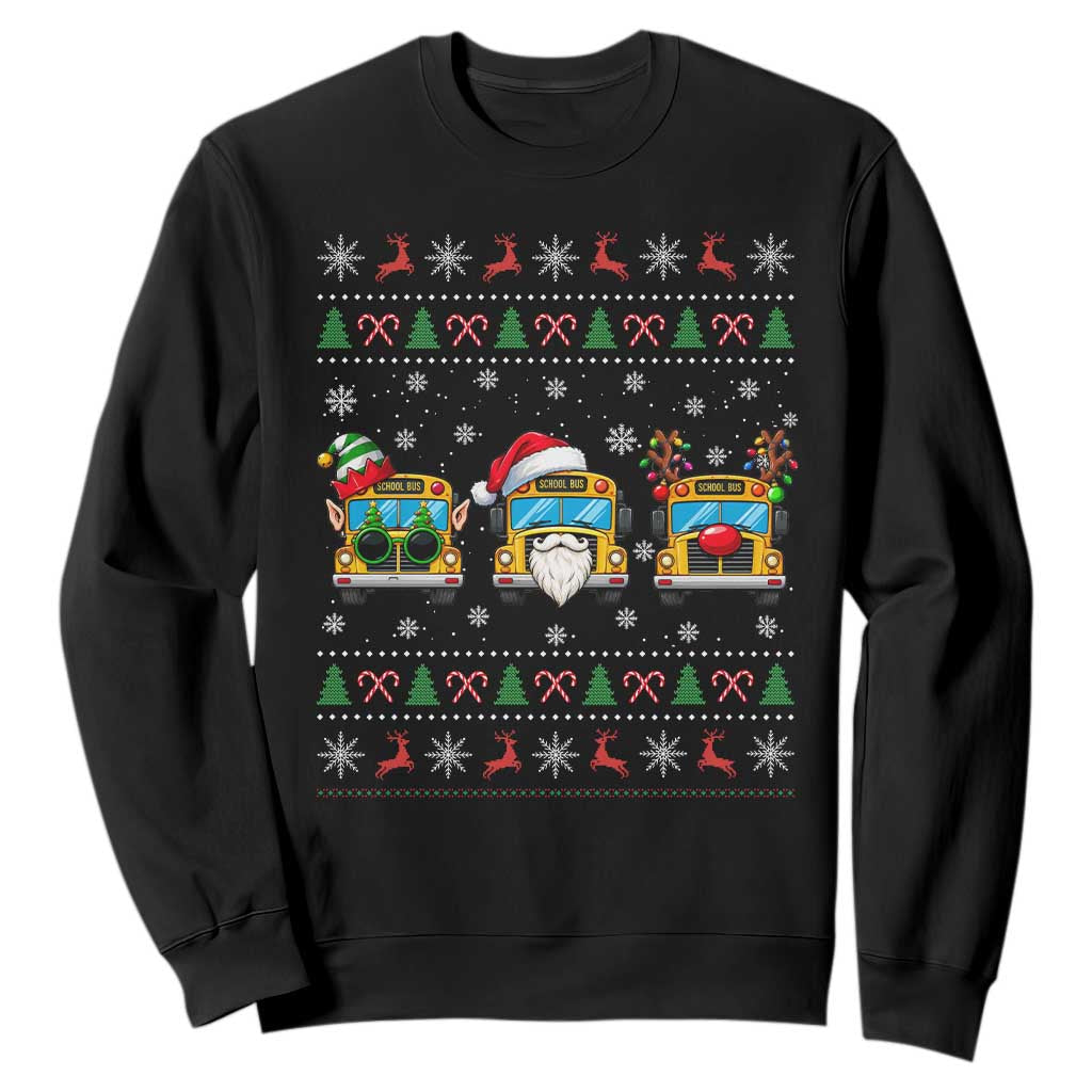 School Bus Christmas Appreciation Sweatshirt Transportation Staff Holiday Gift
