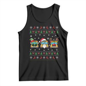 School Bus Christmas Appreciation Tank Top Transportation Staff Holiday Gift