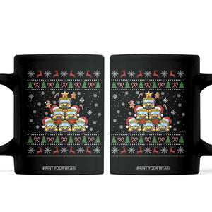 Funny Christmas Tree School Bus Driver Coffee Mug Holiday Transportation Gift