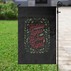 Holiday Lights And Human Rights Garden Flag Christmas Activists Freedom Gift TS12 Print Your Wear