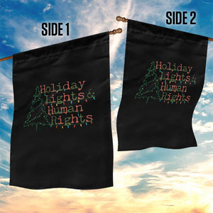 Xmas Holiday Lights And Human Rights Garden Flag Equality Supporter Gift TS12 Print Your Wear