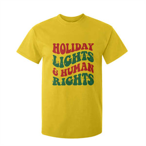 Holiday Lights And Human Rights T Shirt For Kid Supporter Gift For Civil Rights TS12 Daisy Print Your Wear