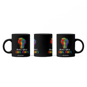 Christmas Lights Equal Rights Coffee Mug LGBT Hands Supporter Gift TS12 Print Your Wear