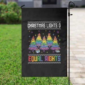 Christmas Equality Lights Ugly Sweater Garden Flag Xmas Activism Gift TS12 Print Your Wear