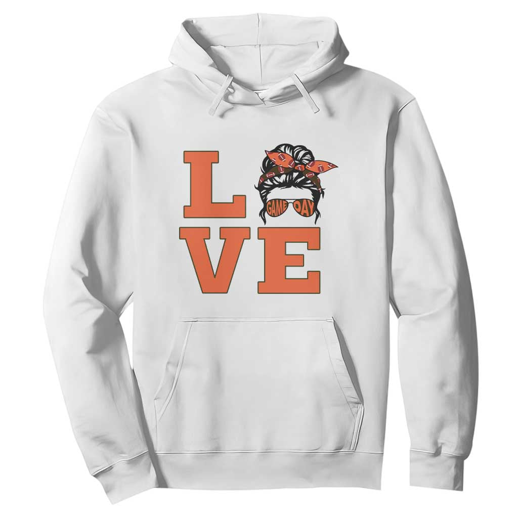 Love Vintage Cool Pun Girl Hoodie Game Day Gift TS12 White Print Your Wear