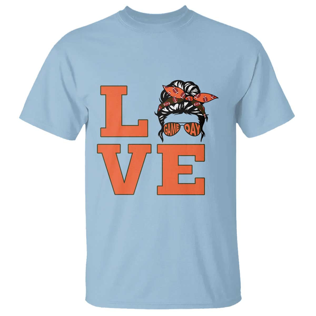 Love Vintage Cool Pun Girl T Shirt Game Day Gift TS12 Light Blue Print Your Wear