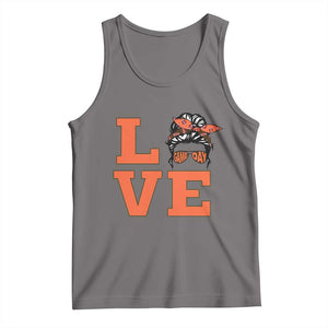 Love Vintage Cool Pun Girl Tank Top Game Day Gift TS12 Deep Heather Print Your Wear