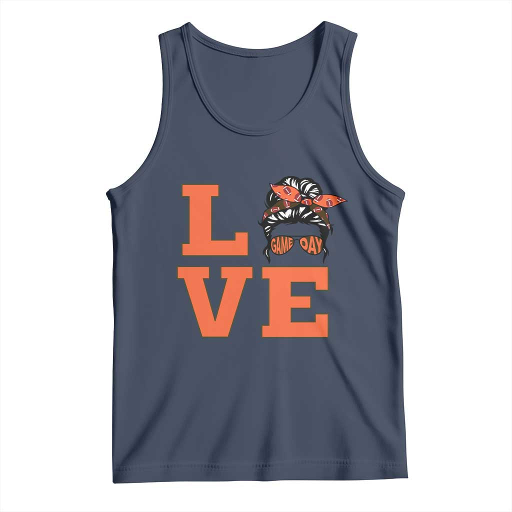Love Vintage Cool Pun Girl Tank Top Game Day Gift TS12 Navy Print Your Wear