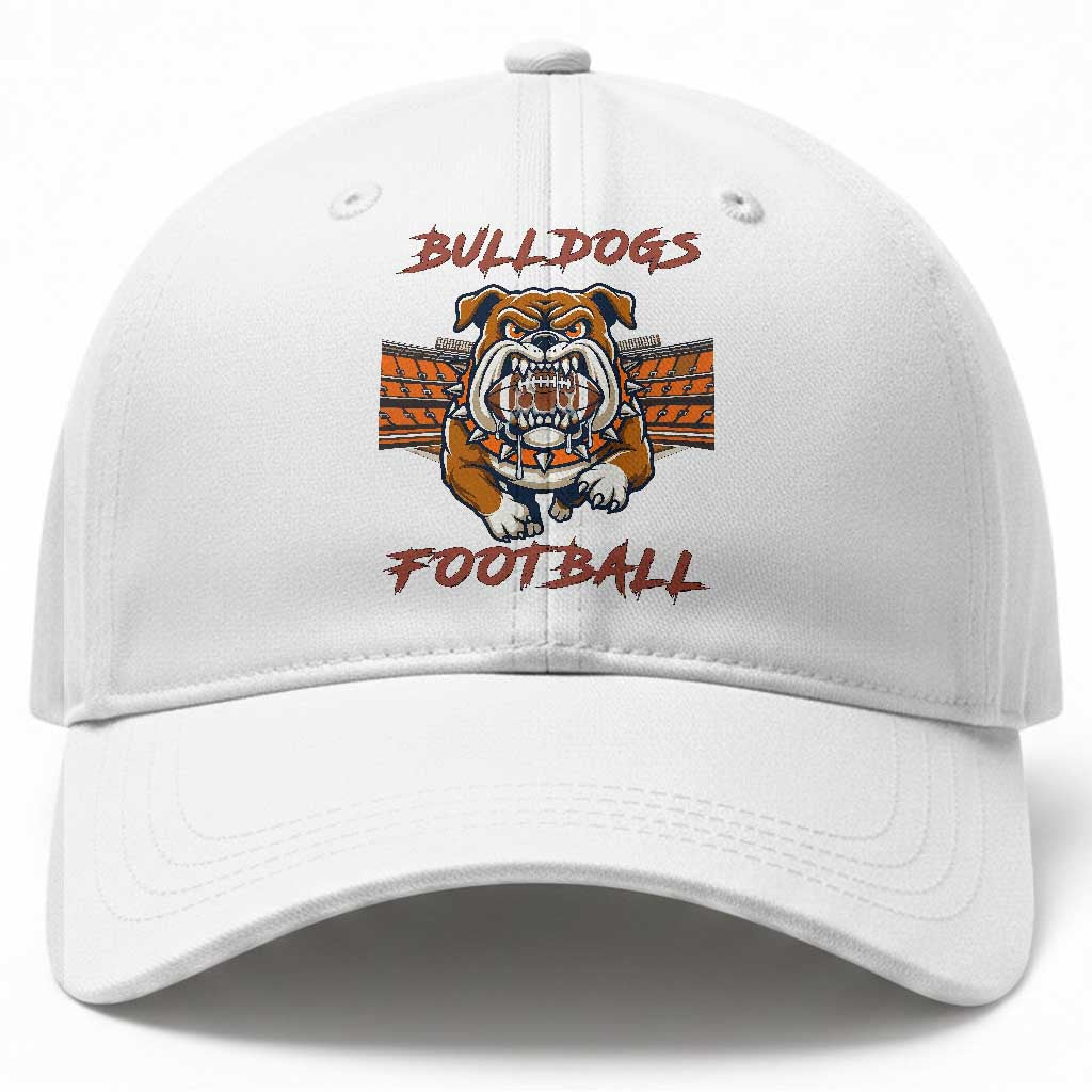 Bulldog Football Lover Baseball Cap Midwest Game Day Lifestyle TS12 Print Your Wear