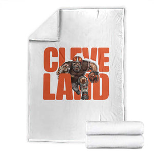 CFBB Midwest Football Player Gift Throw Blanket TS12 Black Print Your Wear
