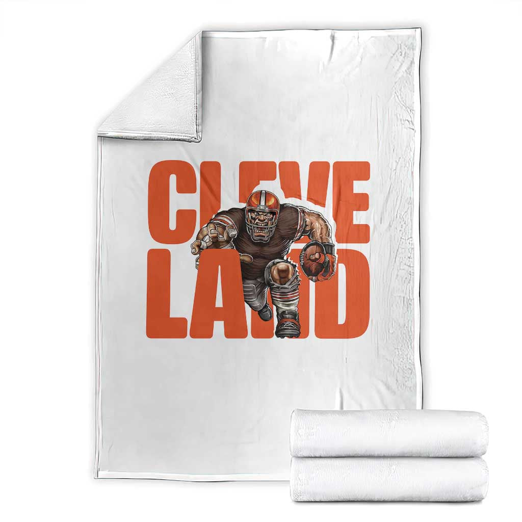 CFBB Midwest Football Player Gift Throw Blanket TS12 Black Print Your Wear