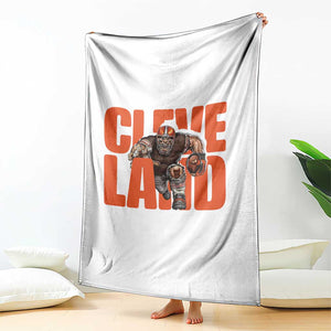 CFBB Midwest Football Player Gift Throw Blanket TS12 Print Your Wear