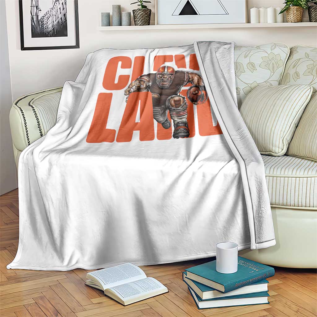 CFBB Midwest Football Player Gift Throw Blanket TS12 Print Your Wear
