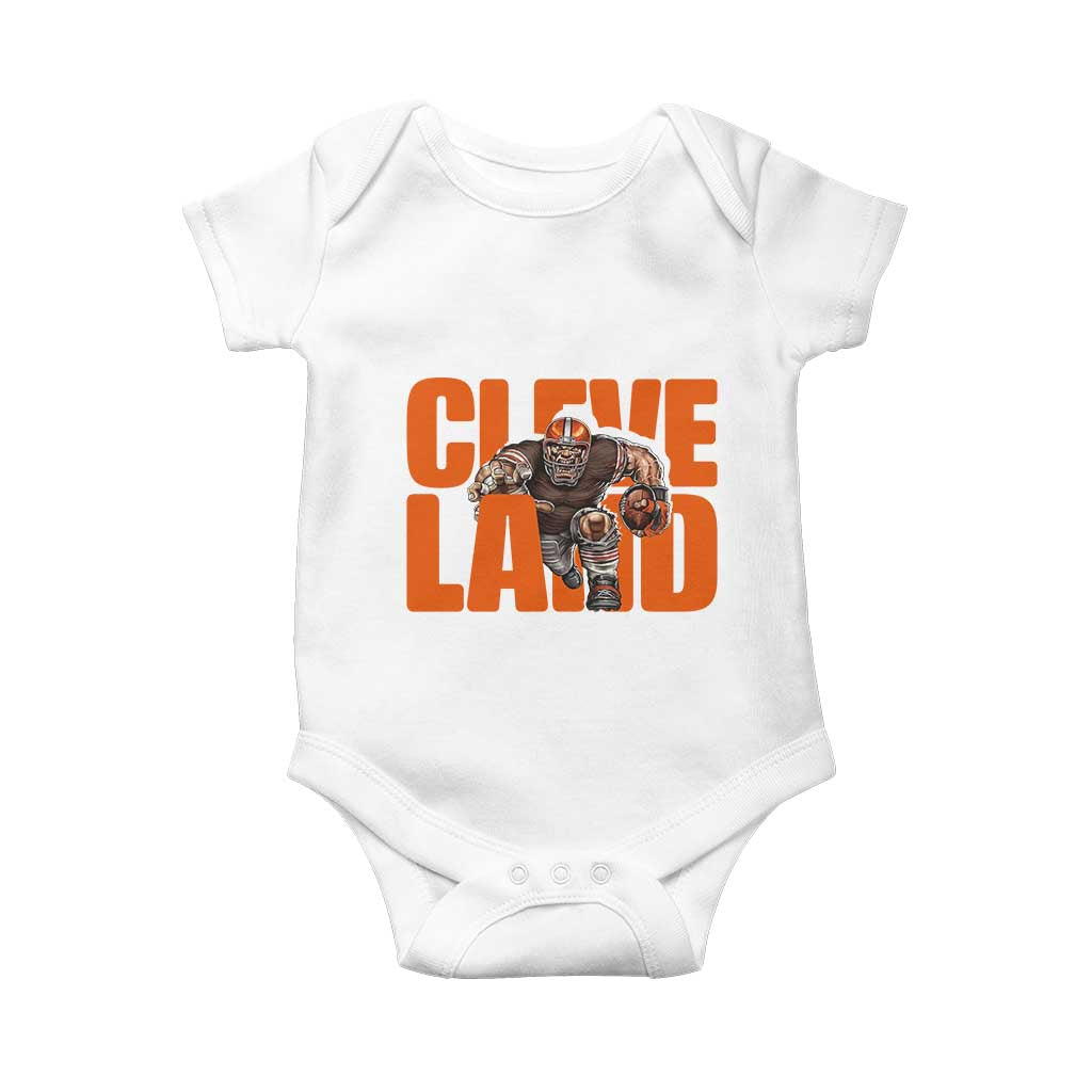 CFBB Midwest Football Player Gift Baby Onesie TS12 White Print Your Wear