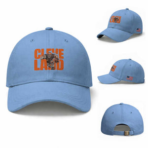 CFBB Midwest Football Player Gift Baseball Cap TS12 Baseball Cap Universal Fit Light Blue Print Your Wear